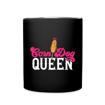 Corn Dog Corndog - Full Colour Mug - black - Front
