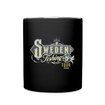 Schweden Angeln Angeltour 2024 - Tasse einfarbig - Schwarz - Vorne