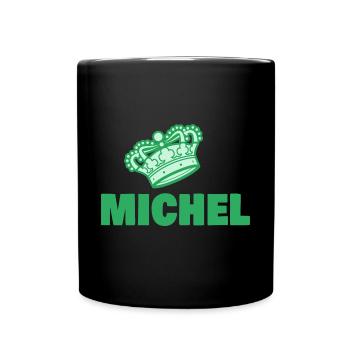 First name Michel - Full Colour Mug - black - Front