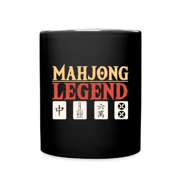 Cadeau pour les fans de Mahjong - Mug uni - noir - Devant