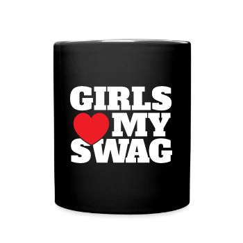 Autism Awareness I Heart Autism Warrior Design - Tasse einfarbig - Schwarz - Vorne
