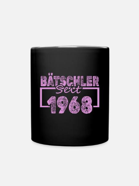 Jungeselle 1968 - Tasse einfarbig - Schwarz