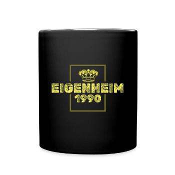 Constructeur 1990 - Mug uni - noir - Devant