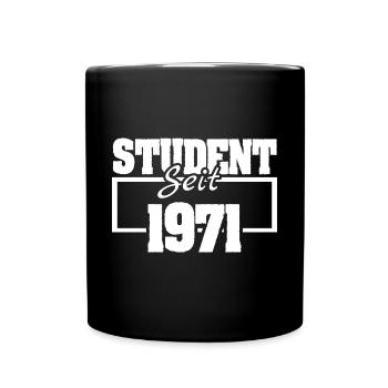 1971 - Tasse einfarbig - Schwarz - Vorne