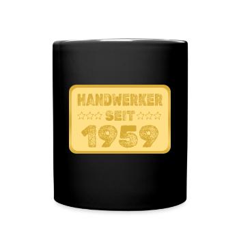 seit 1959 - Tasse einfarbig - Schwarz - Vorne