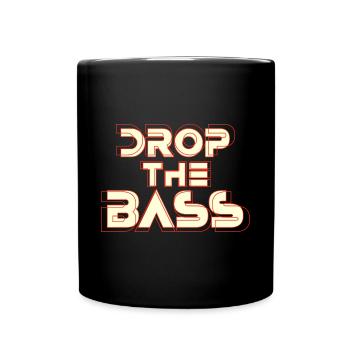 Laisser tomber la déclaration d’amateur de bass music - Mug uni - noir - Devant