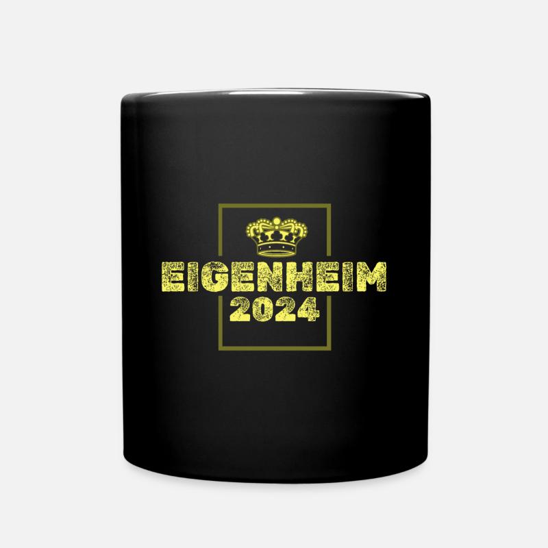 Bauherr 2024 - Tasse einfarbig - Schwarz