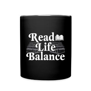 Lecteur de livres Reading Lover Propriétaires de livres - Mug uni - noir - Devant