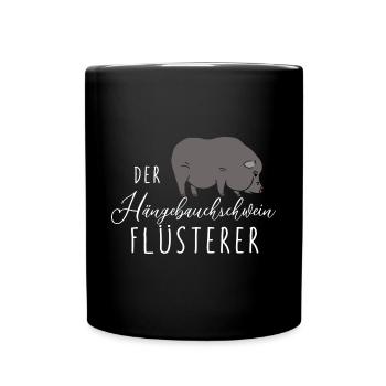The pot-bellied pig whisperer farmer - Full Colour Mug - black - Front