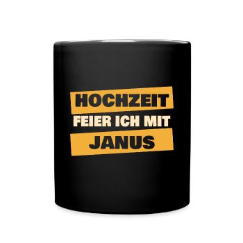 Bachelor party Janus - Full Colour Mug - black - Front