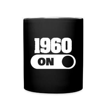 1960 - Tasse einfarbig - Schwarz - Vorne