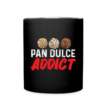 Concha Hispanic Mexican Pan Dulce - Full Colour Mug - black - Front