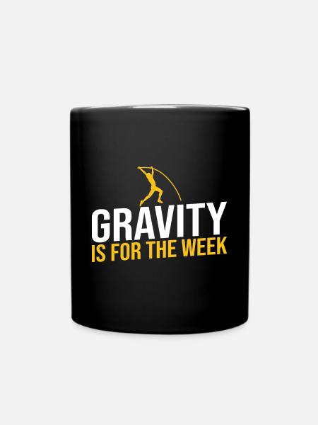 Stabhochspringer-Geschenk - Tasse einfarbig - Schwarz
