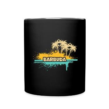 Barbuda Holidays - Full Colour Mug - black - Front