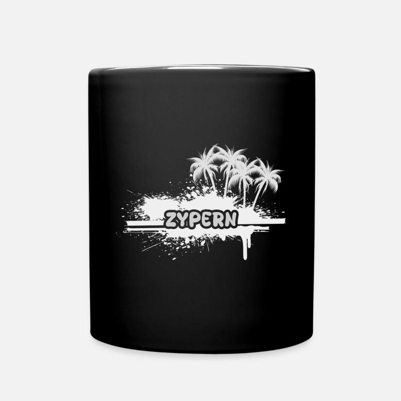 Urlaub Zypern - Tasse einfarbig - Schwarz