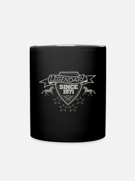 1971 - Mug uni - noir