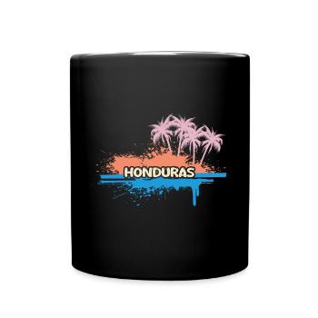 Geschenk für Honduras - Tasse einfarbig - Schwarz - Vorne