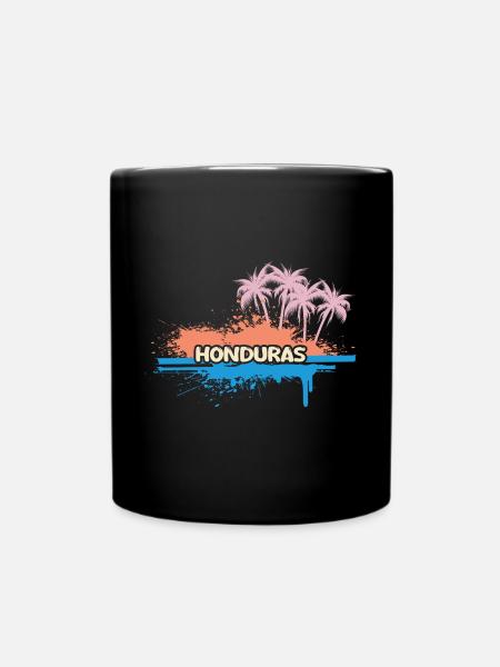 Geschenk für Honduras - Tasse einfarbig - Schwarz