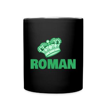 Cadeau pour Roman - Mug uni - noir - Devant