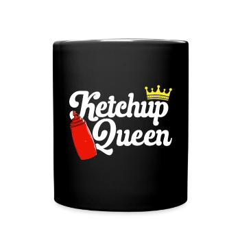 Ketchup Tomatenketchup - Tasse einfarbig - Schwarz - Vorne