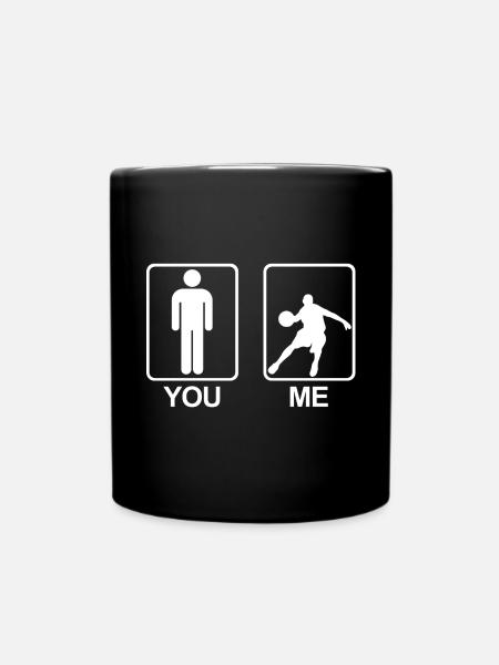Symbole Homme Vous - Moi | Basketball, Sports - Mug uni - noir