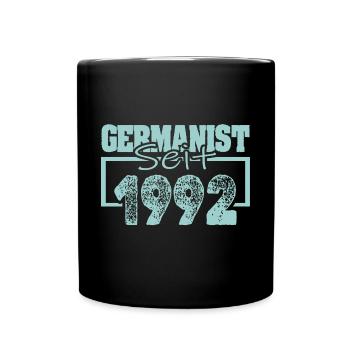 German studies scholar 1992 - Full Colour Mug - black - Front