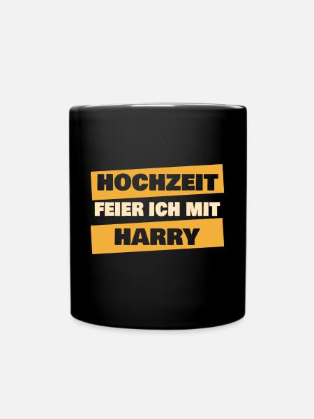 Harry als JGA - Tasse einfarbig - Schwarz