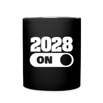 2028 - Tasse einfarbig - Schwarz - Vorne