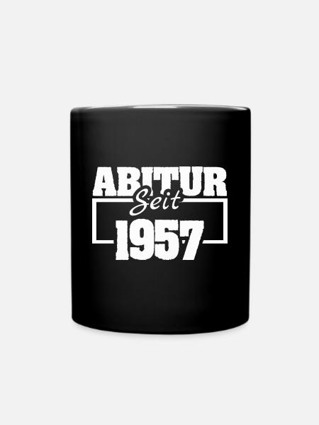 Abschlussklasse 1957 - Tasse einfarbig - Schwarz