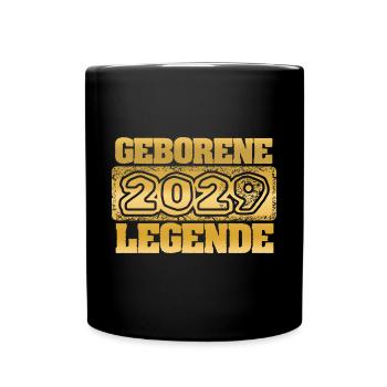 2029 - Tasse einfarbig - Schwarz - Vorne