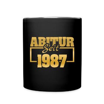 No school in 1987 - Full Colour Mug - black - Front