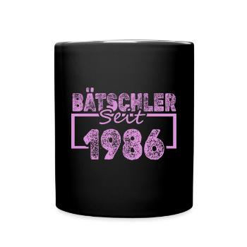 1986 - Tasse einfarbig - Schwarz - Vorne