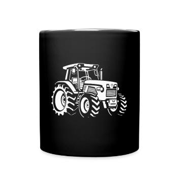 Tractor Farmer Agriculture Farming Farm Rancher - Full Colour Mug - black - Front