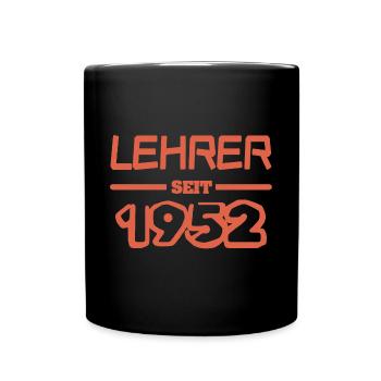 Lehrerin 1952 - Tasse einfarbig - Schwarz - Vorne