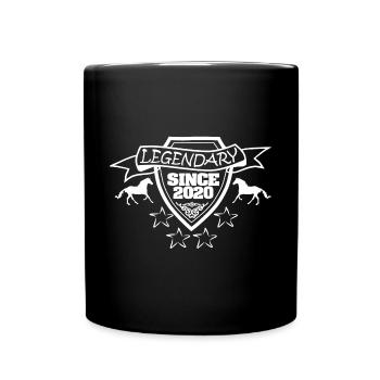 Cheval 2020 - Mug uni - noir - Devant