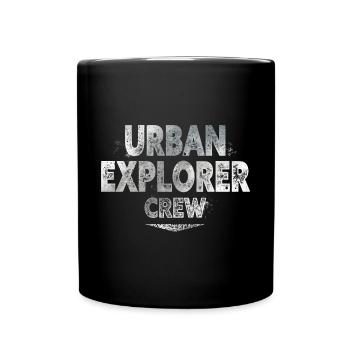 Urban Explorer - Tasse einfarbig - Schwarz - Vorne