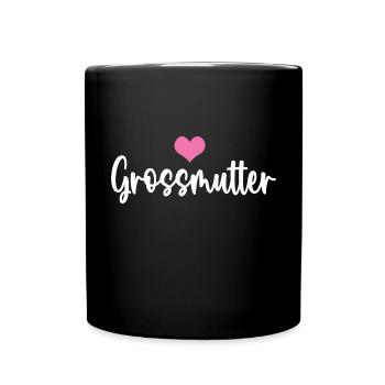 Grossmutter Geburtstag Weihnachten Großmutter Oma - Tasse einfarbig - Schwarz - Vorne