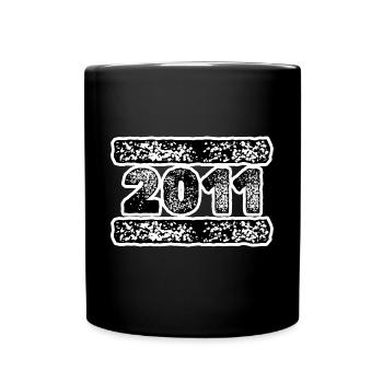2011 - Tasse einfarbig - Schwarz - Vorne