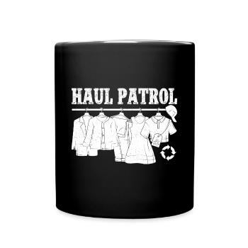 Friperie Haul Patrol Amour Friperie - Mug uni - noir - Devant