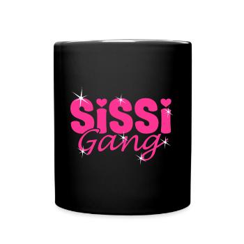 Schwestern Partnerlook - Sissi Gang - Schwestern - Tasse einfarbig - Schwarz - Vorne