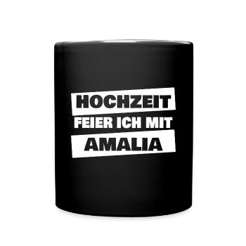 JGA Amalia - Tasse einfarbig - Schwarz - Vorne