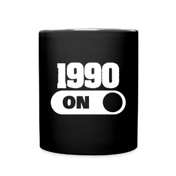 1990 - Full Colour Mug - black - Front