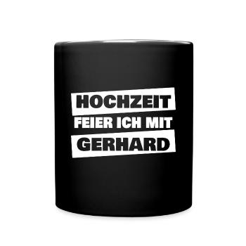 Cadeau pour Gerhard - Mug uni - noir - Devant