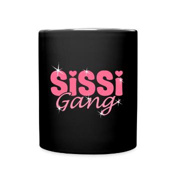 Schwestern Partnerlook - Sissi Gang - Schwestern - Tasse einfarbig - Schwarz - Vorne