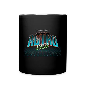 1952 Year of birth Year of manufacture Birthday - Full Colour Mug - black - Front