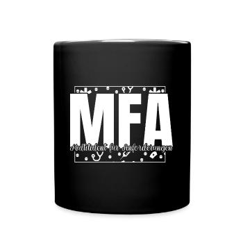 Doctor's assistant multi-talent MFA - Full Colour Mug - black - Front