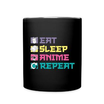 Cosplay d’anime - Mug uni - noir - Devant