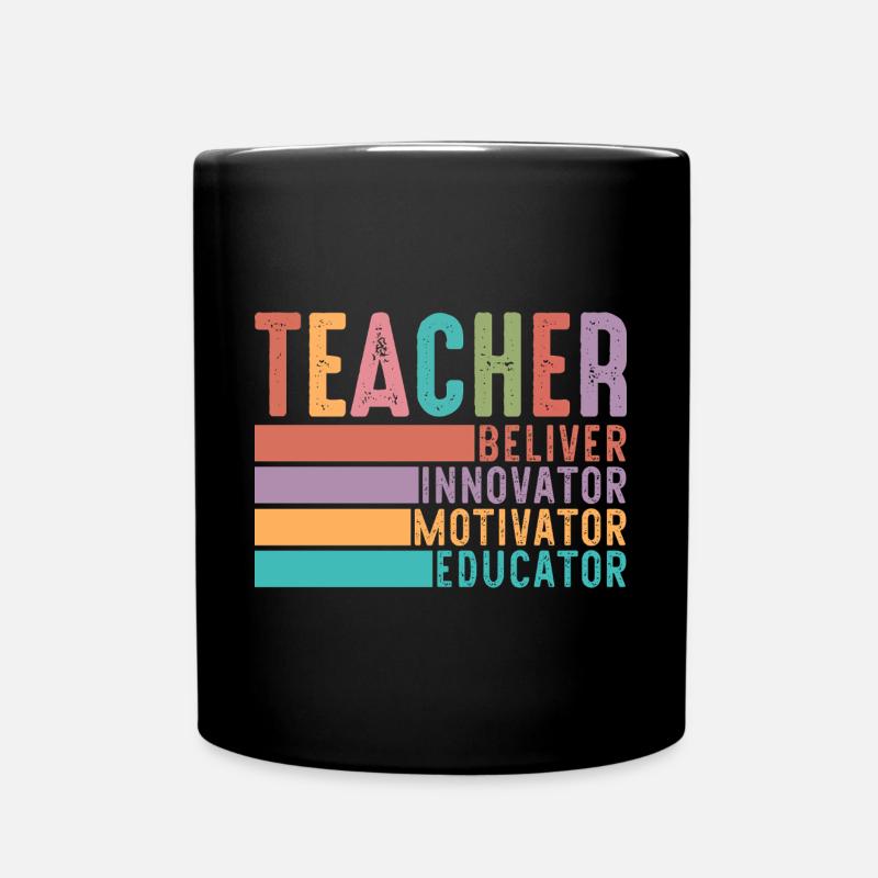 Lehrer - Tasse einfarbig - Schwarz