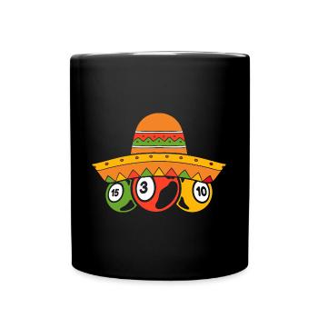 Jeu de bingo BAlls Bingo - Mug uni - noir - Devant