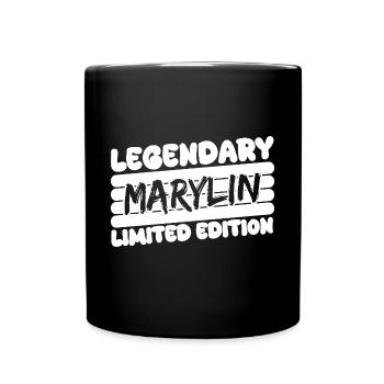 Name: Marylin - Full Colour Mug - black - Front